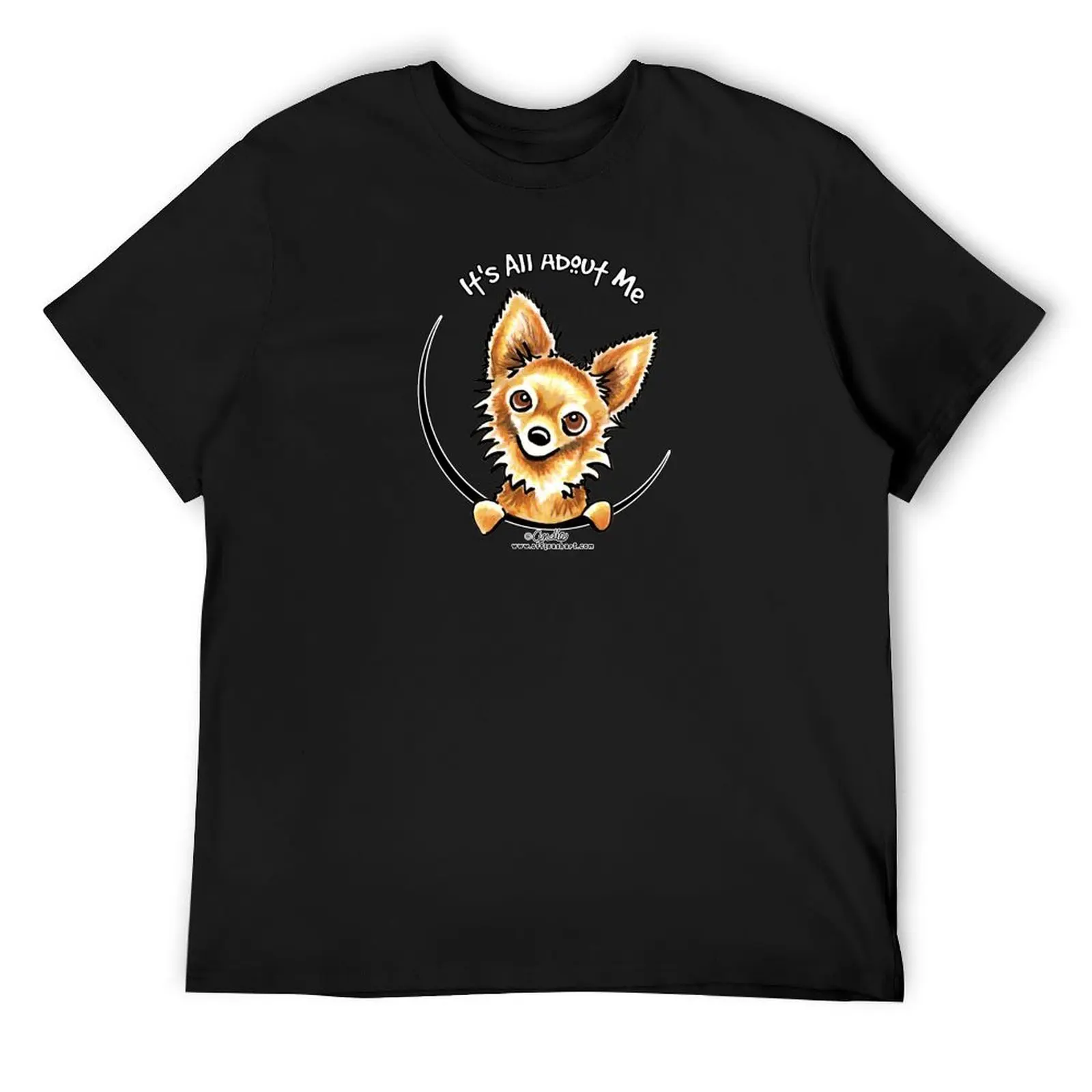 Long Haired Chihuahua :: It's All About Me T-Shirt sports fans man clothes designer shirts korean fashion Men's clothing