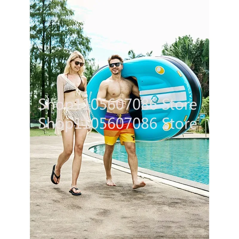 Inflatable Electric Boat Children Adult Water Thruster