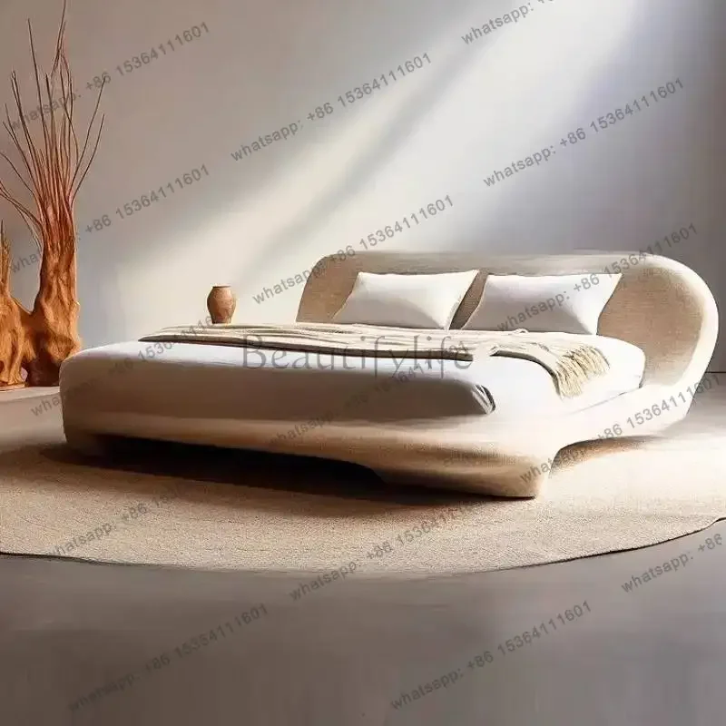 Support Lumbar Decoration Bed Grounded Vintage Wood Solid Double Bed Bedroom Bases Double Household Letto A Castello Furniture