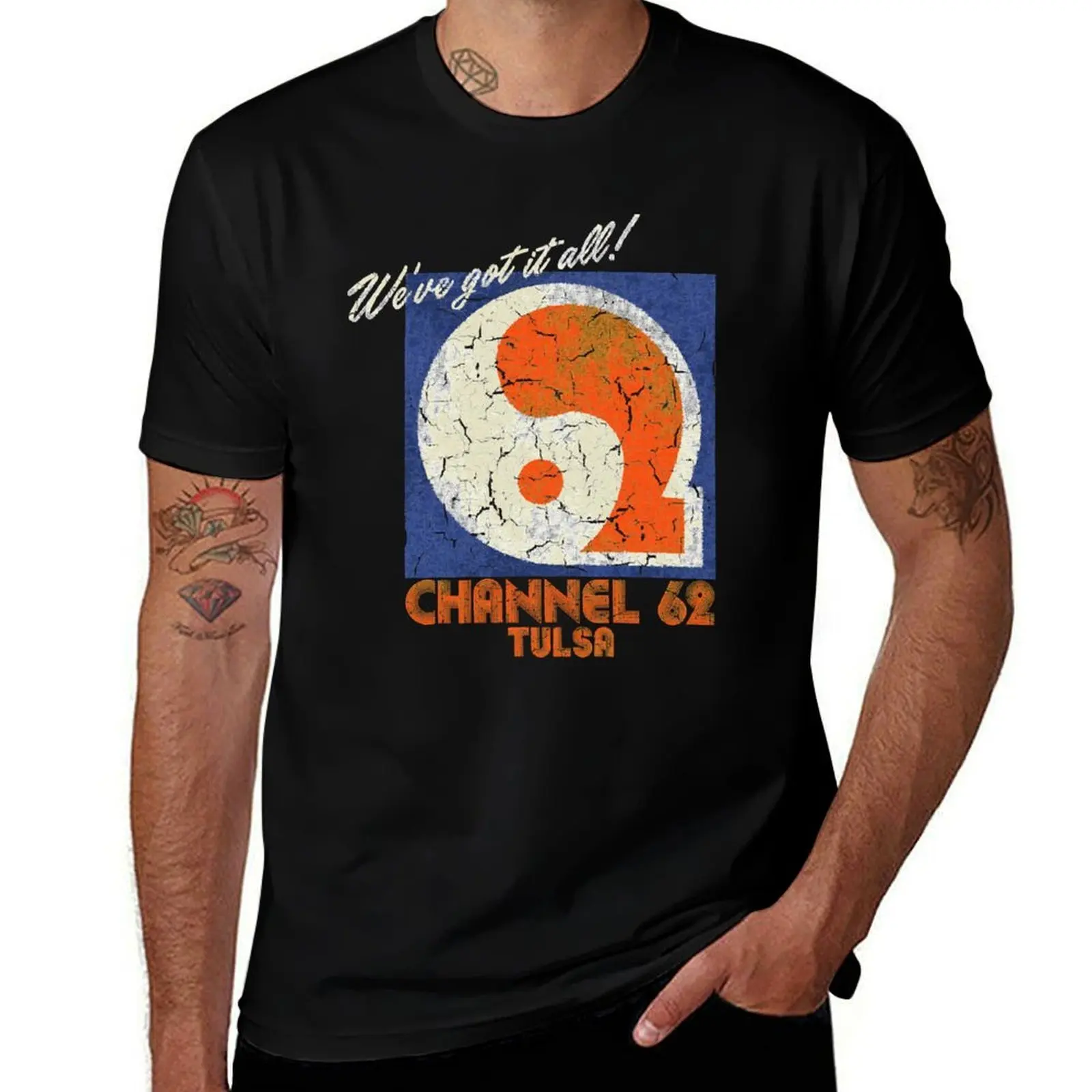 UHF Channel 62 Classic T-Shirt Soft Casual Short Sleeve Cotton Tee T-Shirt