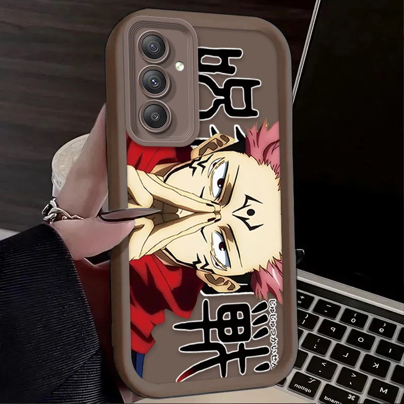 Anime Jujutsu Kaisen Case for Samsung Galaxy S24 S23 S22 S21 Ultra Plus FE A54 A34 A14 A73 A53 A33 5G Soft Silicone Back Cover