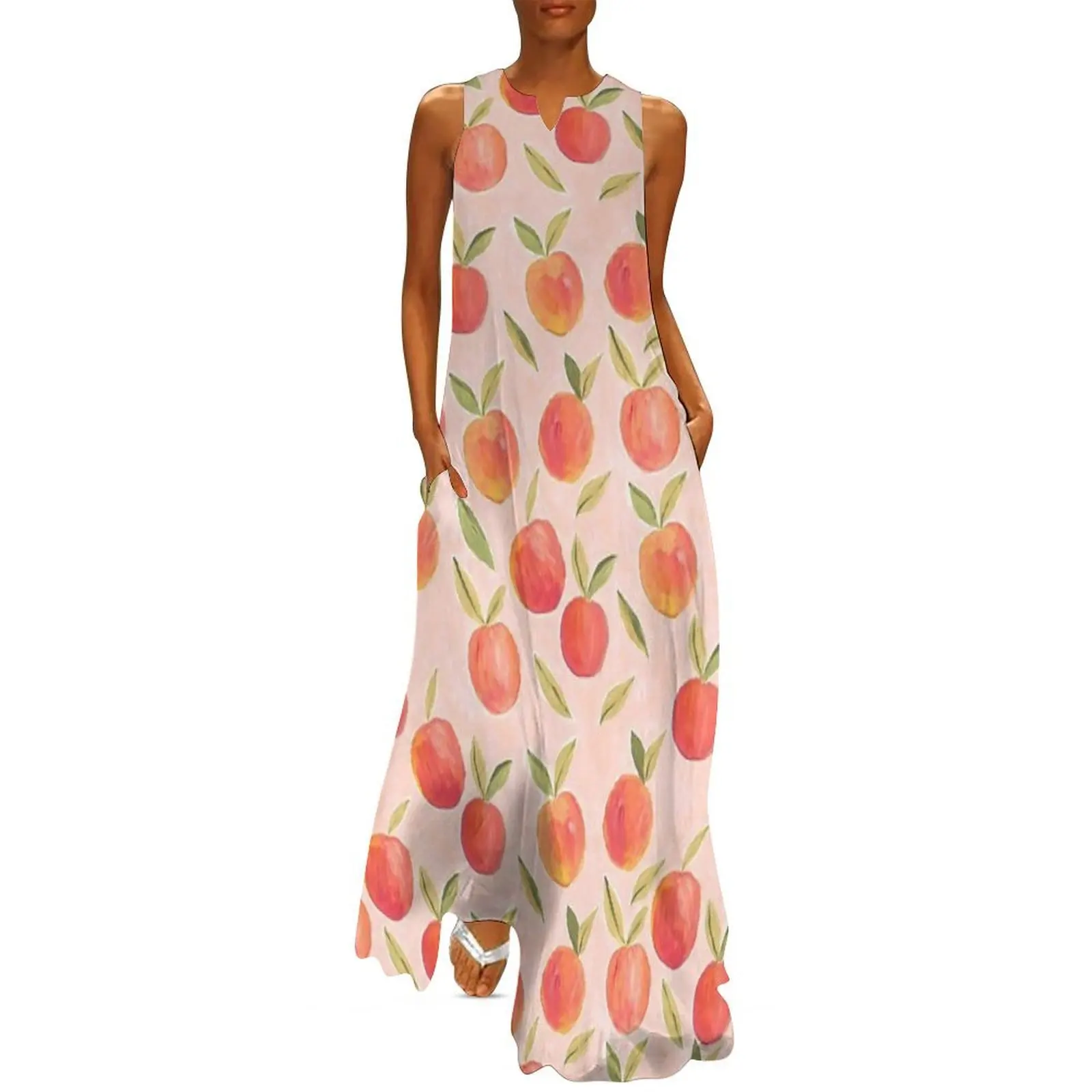 

Peaches Long Dress Dress woman dresses for official occasions Women's summer dresses Evening dresses