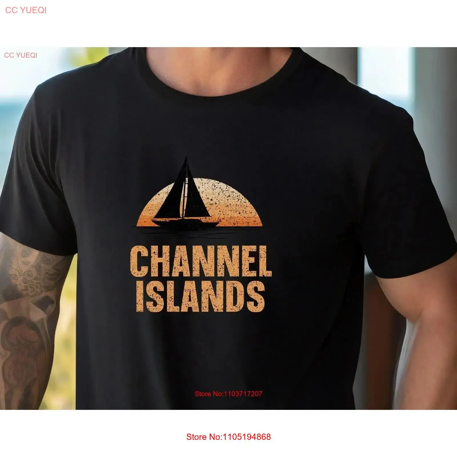 Sailing Channel Islands T Shirt Sailboat Souvenir Holiday Vintage Boating Apparel Trip vintage Washed graphic