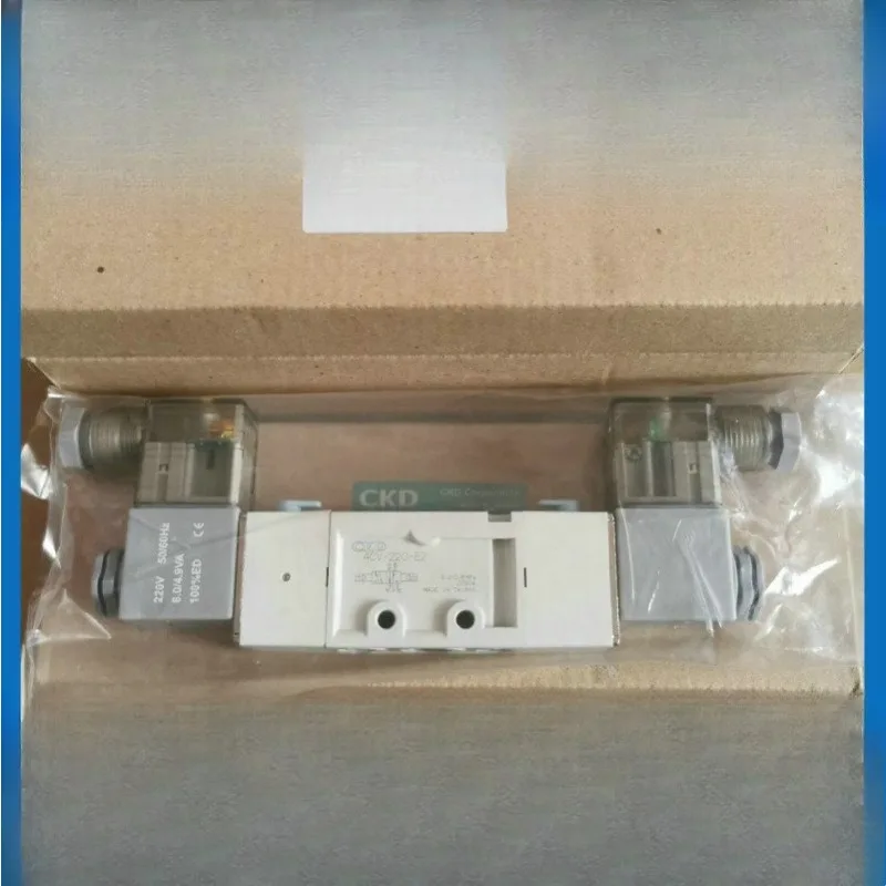 الأجزاء مناسبة لصمام الملف اللولبي CKD 4CV220E208LAC220 التحكم المزدوج ثنائي الموقف بخمسة اتجاهات #1
