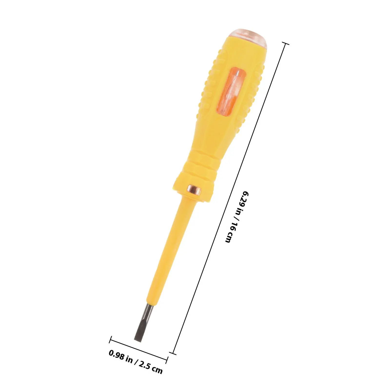 3Pcs Voltage Tester Screwdriver Set Multi-Functional High-Strength Electrical Tool Wire Tester Magnetic Bit Flathead