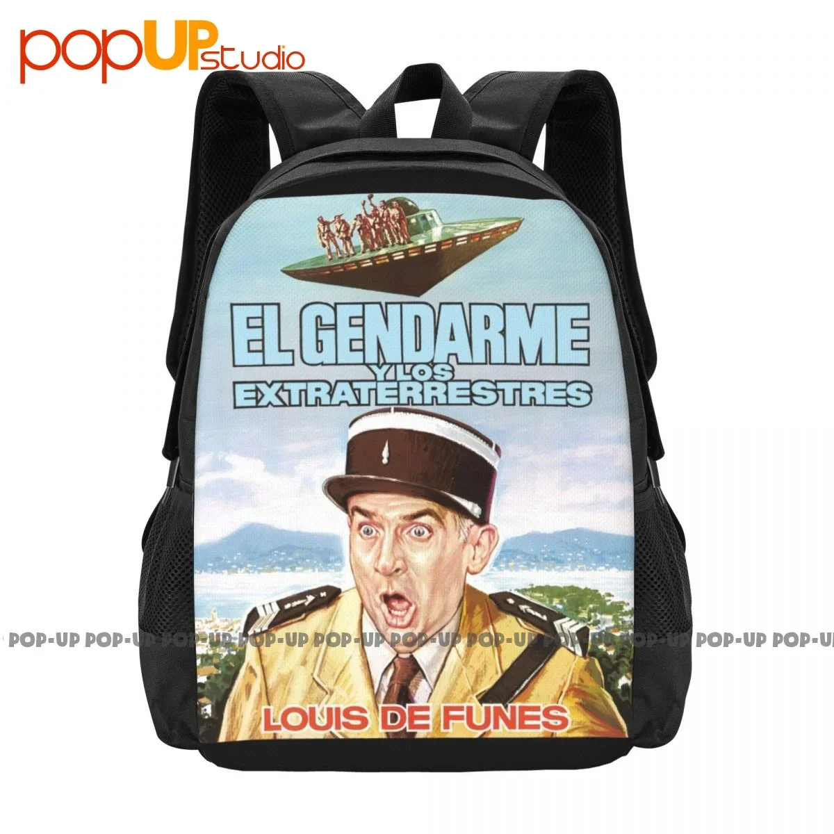 Louis De Funes The Gendarme And The Extra Terrestrials Backpack Large Capacity Swimming Personalised