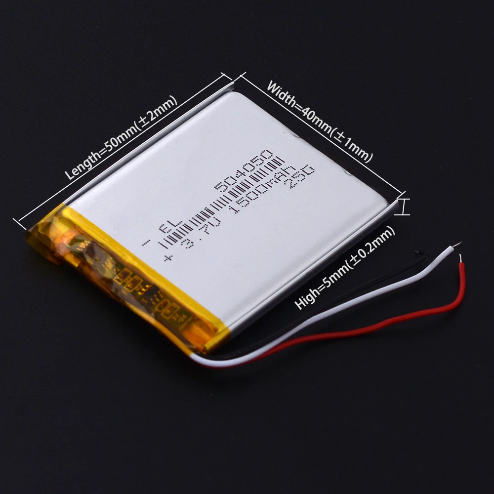 504050 3.7V 3lines 1500mAh Lithium Li-ion Polymer Battery 304050 404050 604050 704050 804050 904050 104050