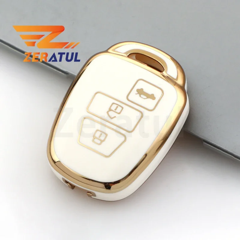 2/3/4 Buttons Shell Fob Cover Holder For Toyota Aqua Ractis Vitz RAV4 HiAce Land Cruiser 2010-2019 TPU Car Key Case Keyless