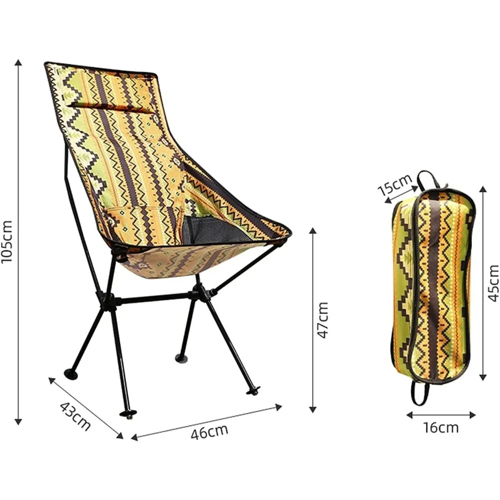 

Camping Chairs Folding Chair Outdoor Folding Chairs Camping Fishing Aluminum Seat Stool Beach Chair