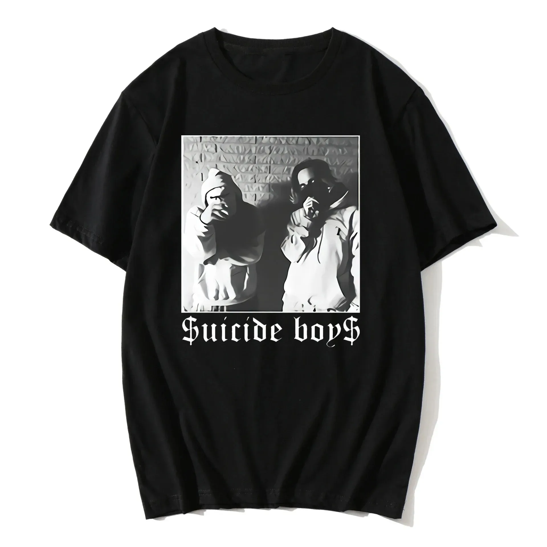 Rapper Suicideboys Suicide T Shirt Men Women Fashion Cotton T-shirt Kids Hip Hop Tops Tee Suicideboys Camiseta Hombre Boy Tshirt