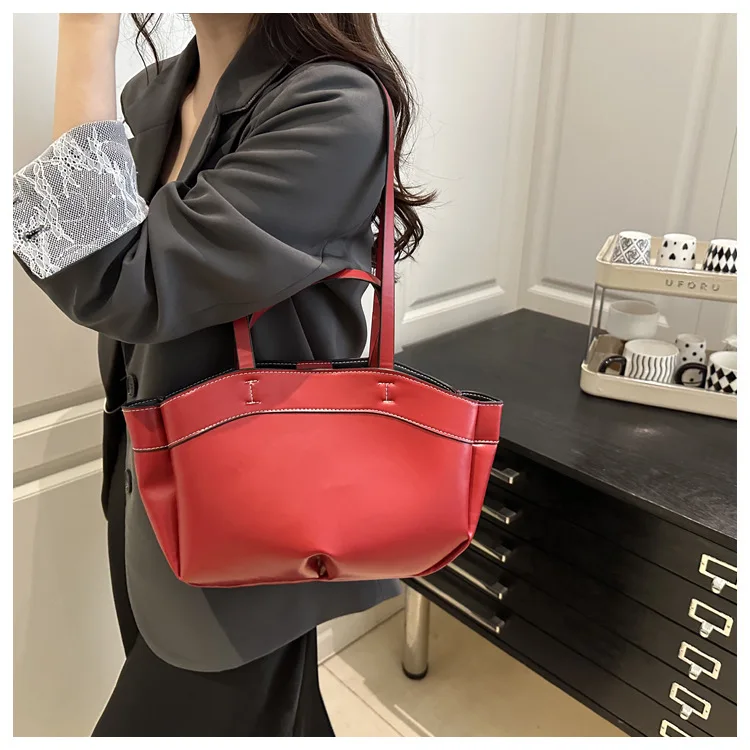 1 Stück Spezialtasche für Damen, große Kapazität, modische Joker-Umhängetasche, neue tragbare Handtasche für Pendler. – Detail 21