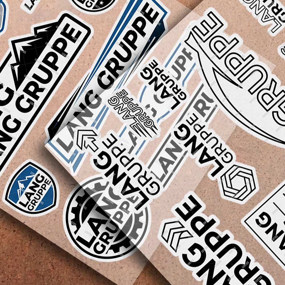 Motorcycle Reflective Decal Safety Sticker for Helmet Car Bike Durable Self-Adhesive for L-Lang G-Gruppe