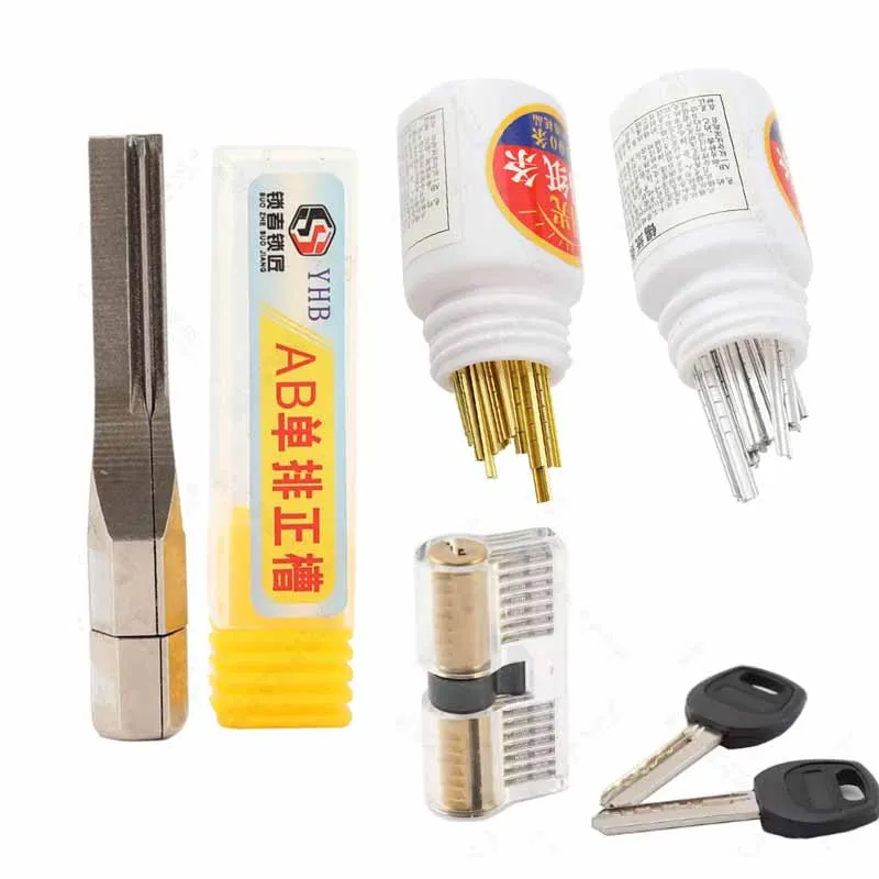 

100pcs Finished Tin Foil Strip Gold And Silver Tin Foil Key Consumables With AB Single Row Positive Slot Power Key