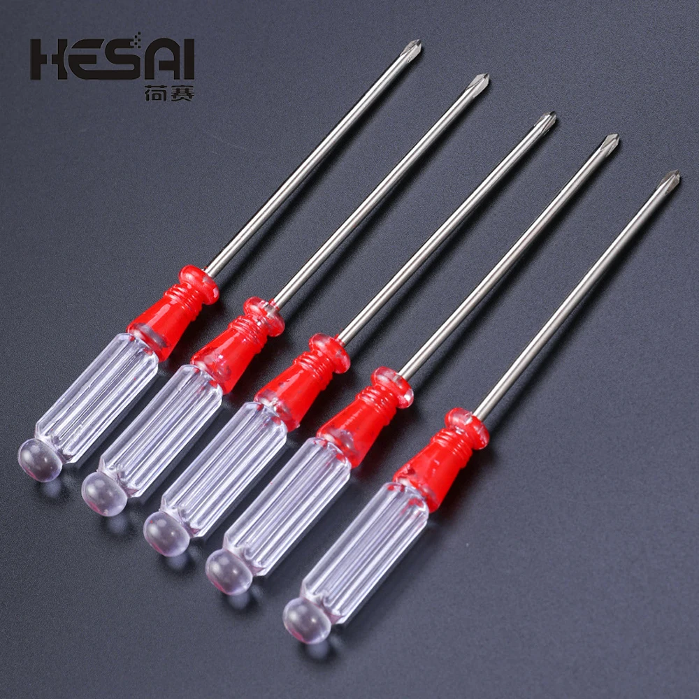 1/2/5PCS 3*126mm Crystal Clear Small Screwdriver Phillips Screwdriver For Phone Repair Hand Tool