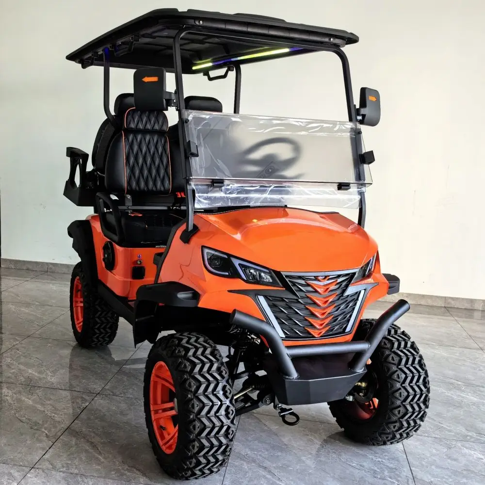 New Fashion Motorized Electric Street Legal 4 Wheel Electric Golf Cart for Sale