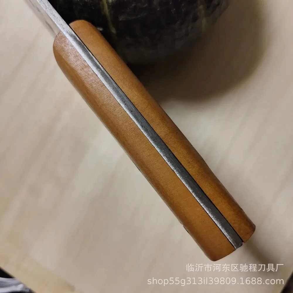 SHUOJI Master Handmade Kitchen Knife Forged High Carbon Steel Knife Chinese Kitchen Cleaver Old Fashioned Knife Chef Tools