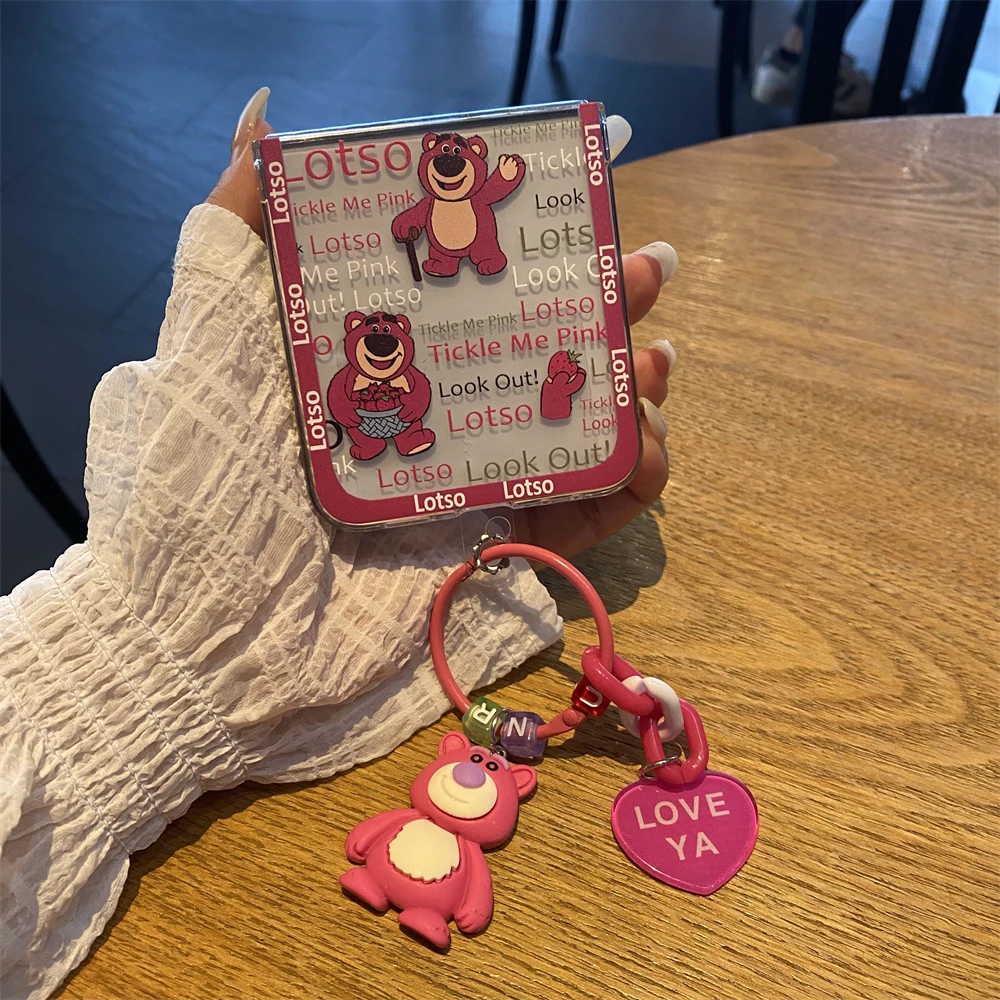 حافظة لهاتف سامسونج جالاكسي Z Flip 7 6 Flip7 FE Flip5 Flip4 Flip3 5G حماية شفافة غطاء كمبيوتر أكريليك Lotso