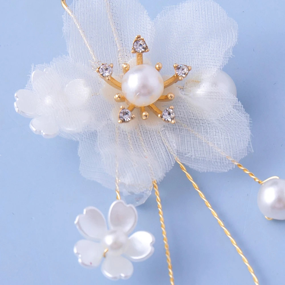 U-shaped Hair Clips Set with Temperamental Stable Pearls Headwear for Dating Shopping Working