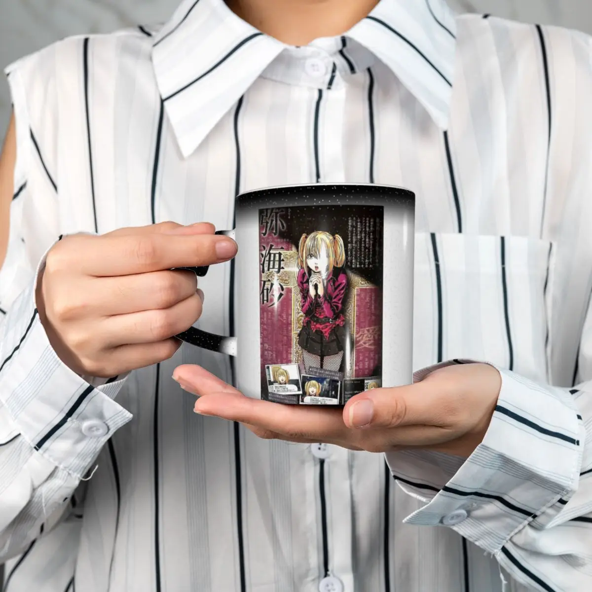Death Note Misa Anime Mug Funny Ceramic Coffee Cups Tea Mugs Milk Cup Drinkware Gift for Woman Man