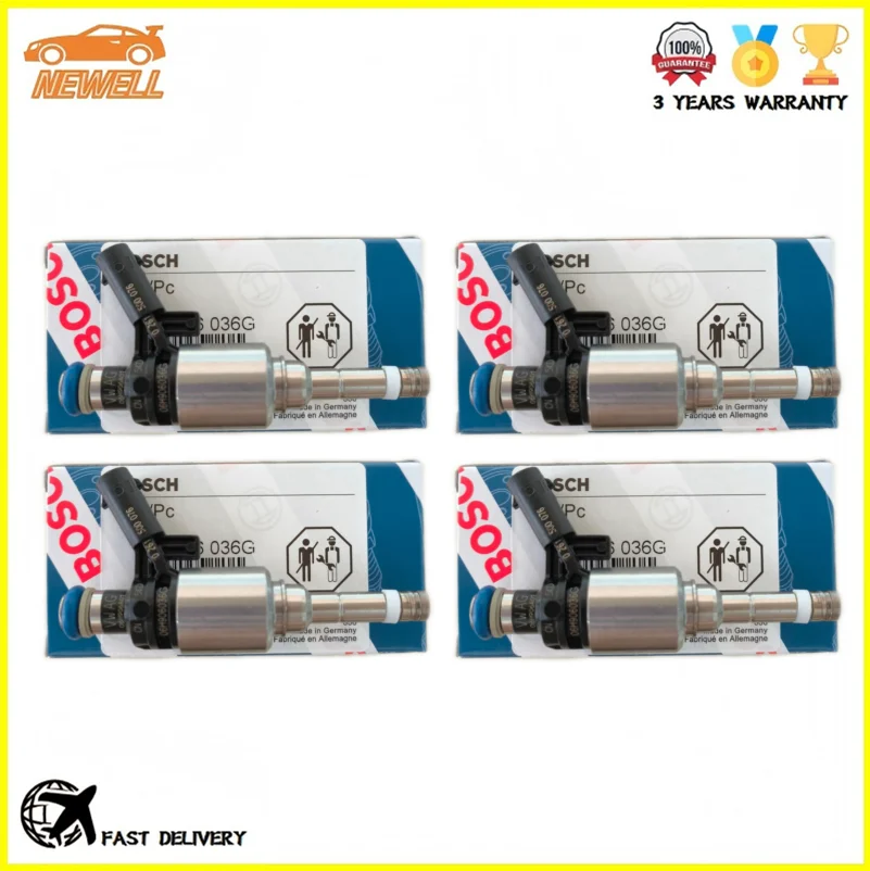

4 шт. 06H906036G 0261500076 Топливная форсунка для VW GTI Passat CC Tiguan AUDI A3 A4 A5 Q5 A6 TT 2.0TSI 06H906036E 06H906036P
