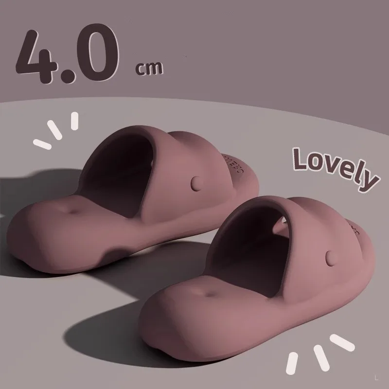 

EVA Cushioning Silent Cooling Slippers For Women Summer Indoor Home Bathroom Bathing No Smelly Feet Worn Outside