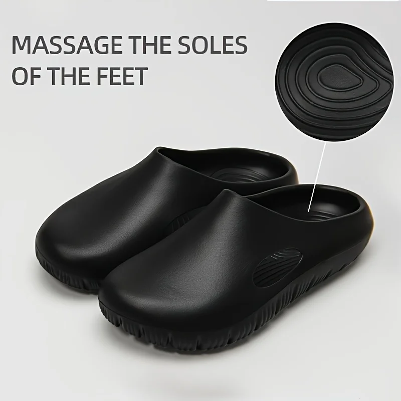 Unisex EVA Slide Slippers for Indoor & Casual Use, Soft Non-Slip Open Toe Slides in Extended Sizes, Women Indoor & Outdoor Slipp