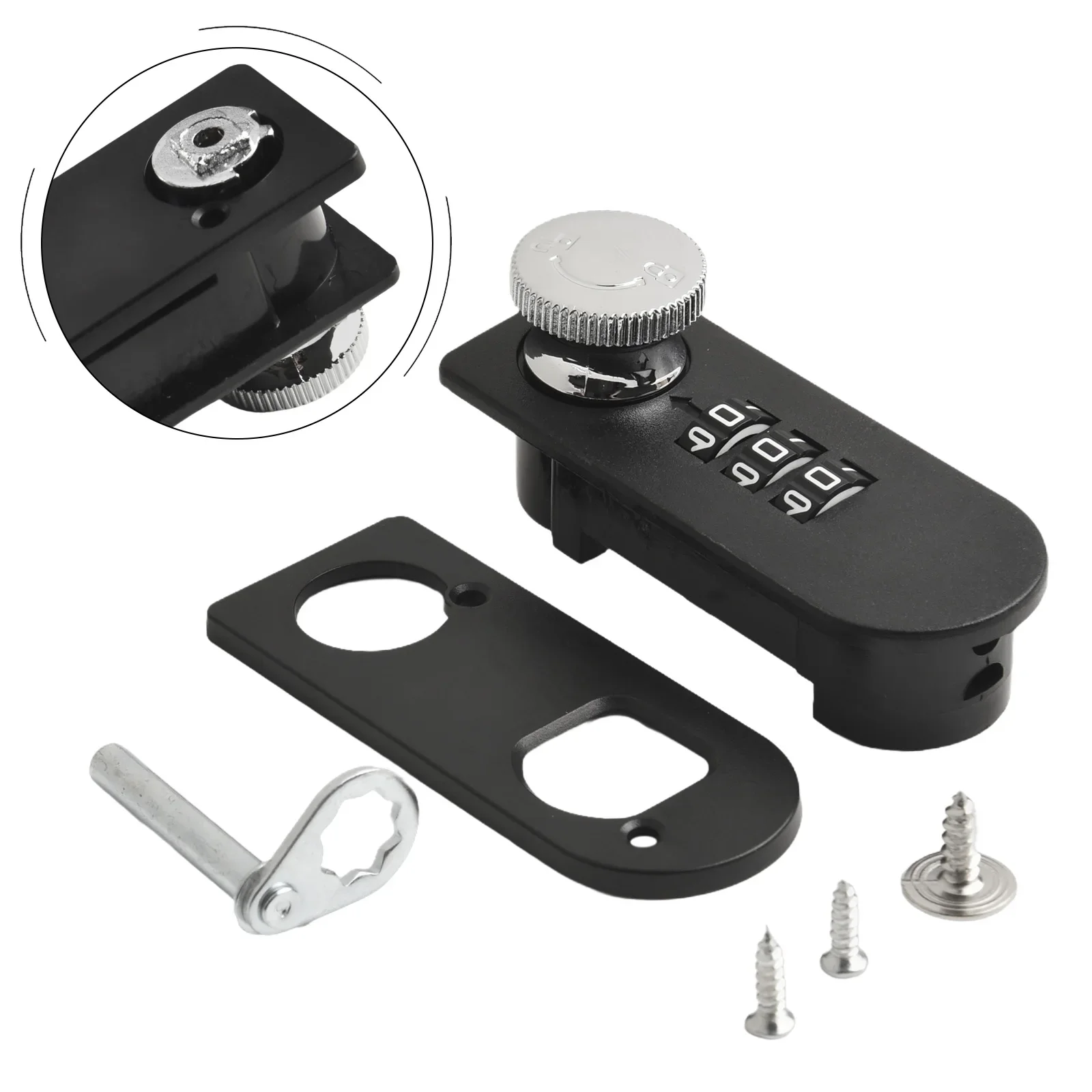 Padlock Password Lock Double Open Drawer Anti-thieft Cupboard Furniture Home Letterbox Luggage Office High Quality