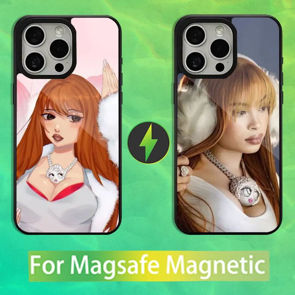 

Hot Singer I-Ice S-Spice Phone Case For iPhone 16,15,14,13,12,11,Pro,Max,Plus,Mini,Magsafe,Magnetic Wireless Charging Case