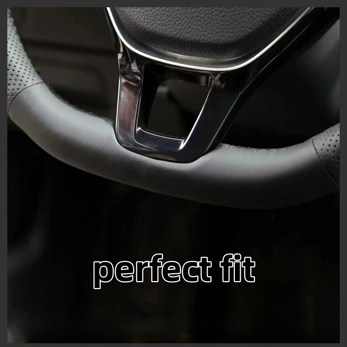 Hand Stitched Non-slip Microfiber Leather 2008-2011 Pajero 2009-2020 Steering Wheel Cover For Mitsubishi ZINGER Car Interior