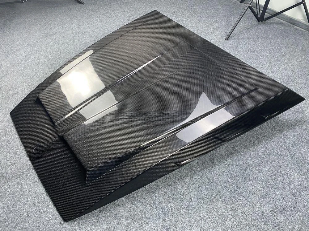 B Style Dry Carbon Fiber Front Engine Hood Vent Cover forG-Class W464 G500 G550 G55 G63 car hoodcustom