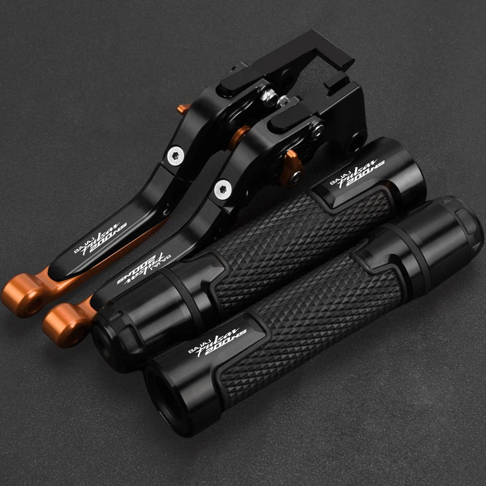 FOR BajajPulsaR200NS AllYeaRs 2023 2022 2021 Motorcycle Handlebar Hand grips Adjustable Foldable Extendable Brake Clutch Lever