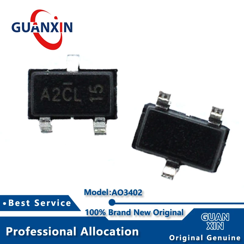 

100% New AO3402 SOT-23 Marking A2C*