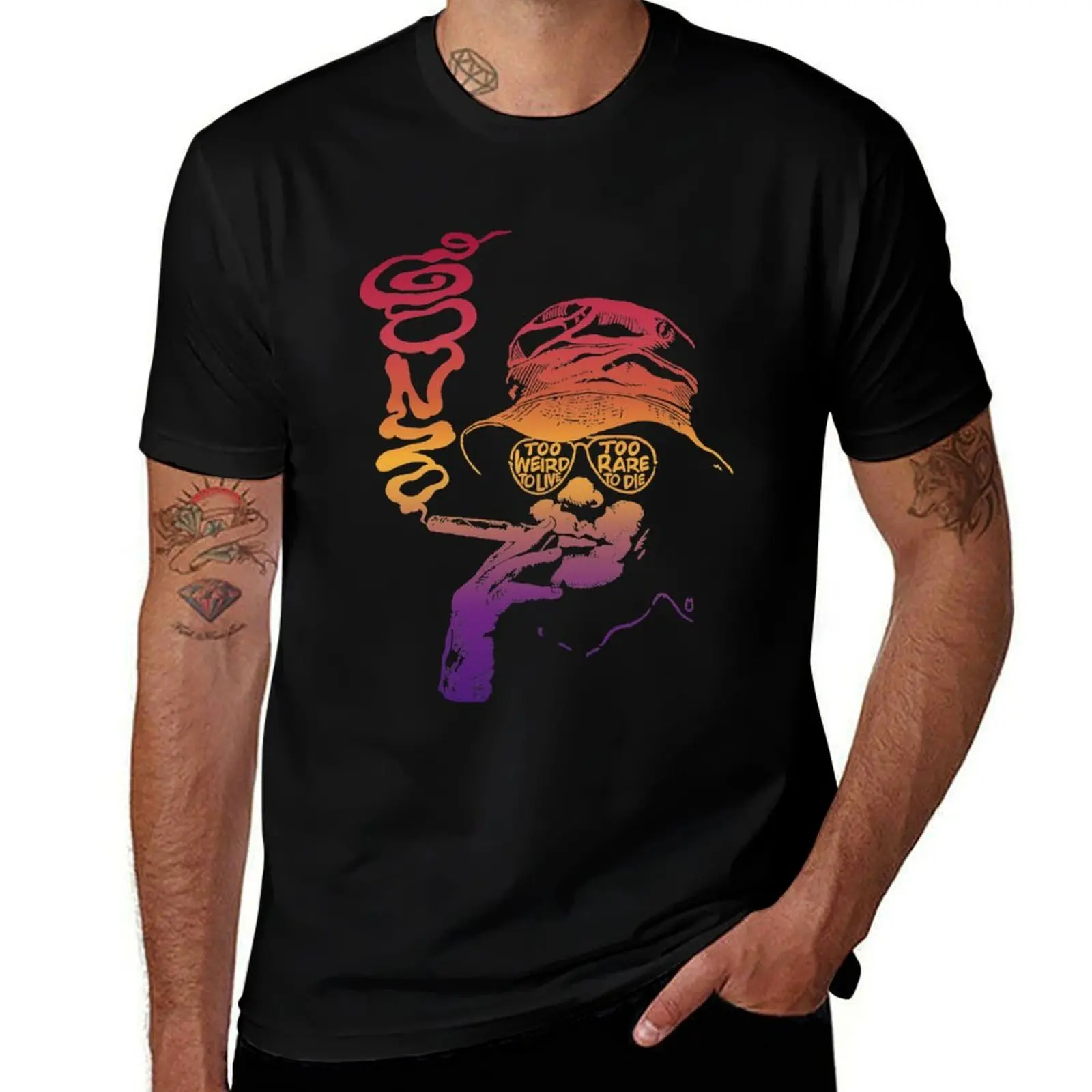 

Thompson Hunter - Hunter Thompson Psychedelic Gonzo T-Shirt quick drying man t shirt anime new edition t shirts for men pack