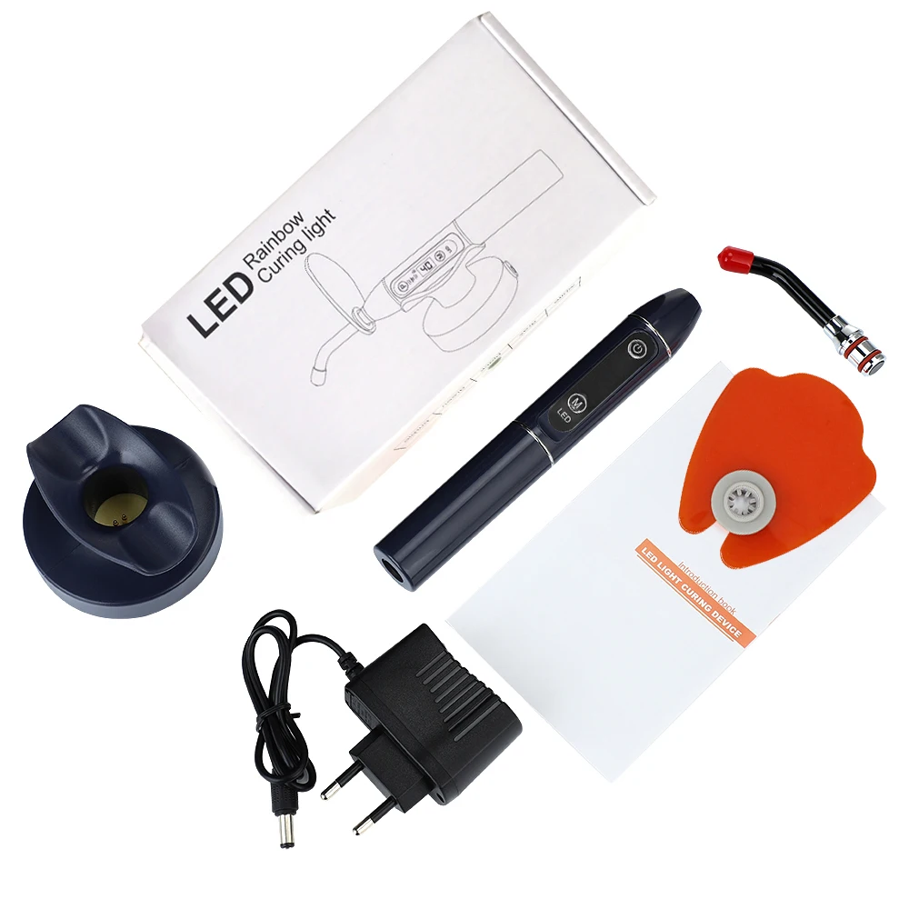 TOSI Dental Wireless 1 Second LED Curing Light Curable Resin Oral Hygiene Wireless Device Led Dental Photopolymerizer Lamp