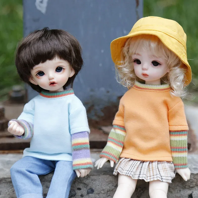 D03-P151 enfants jouet fait à la main 1/6 BJD.SD accessoires de poupée vêtements de poupée couture manches hauts 1 pièces