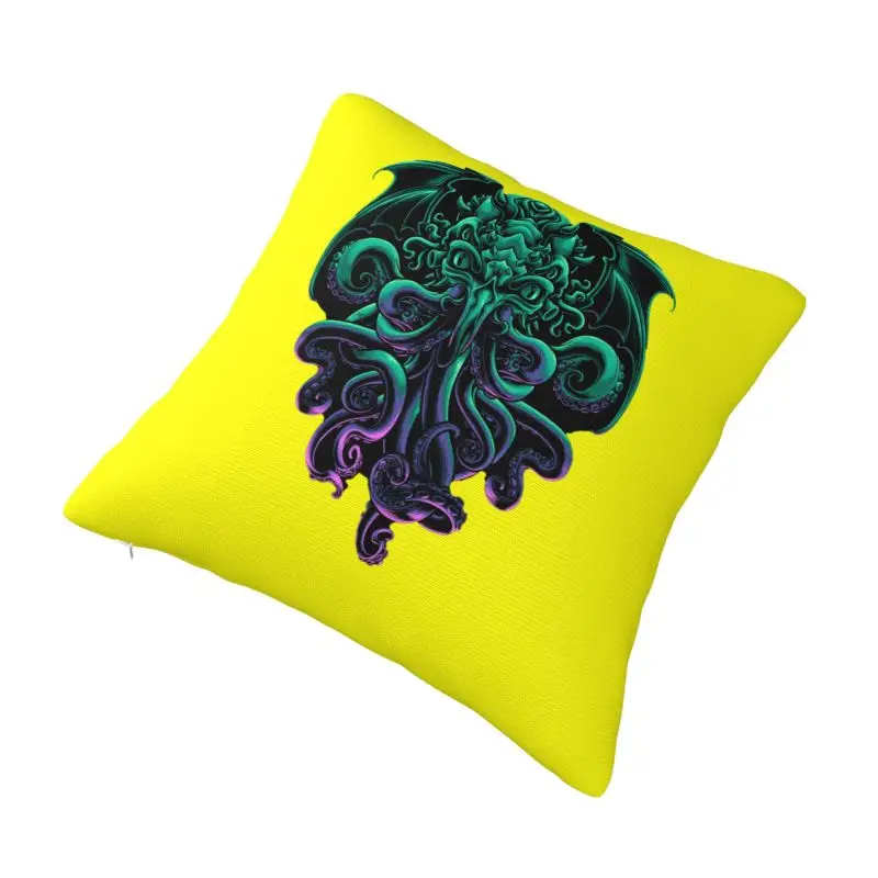 Custom Cool H.P. Lovecraft Cthulhus Modern Pillow Cover The Old God of R'lyeh Cushions Cover for Sofa