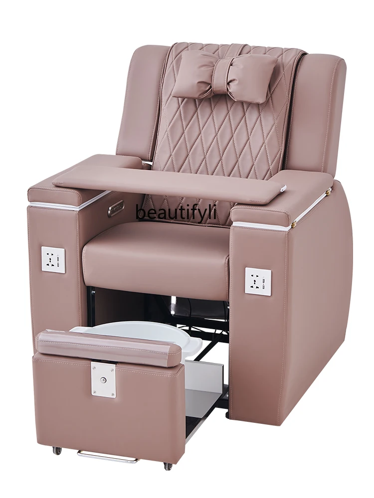 Nail Beauty Sofa Foot Beauty Chair Foot Bath Foot Wash Recliner Eyelash Nail for Nail Beauty Shop Chair