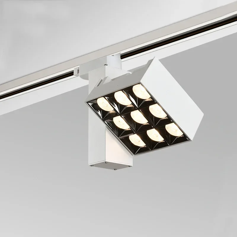 

High lumen led track spot light 3 wires 4 wires commercial led track light 30w