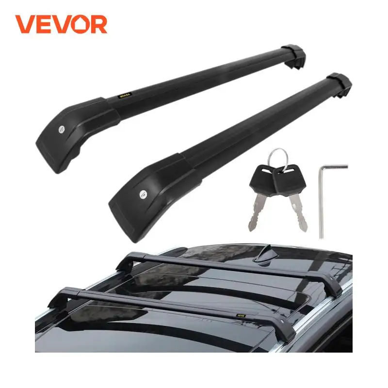 VEVOR Roof Racks Fit for Hyundai Tucson 2016-2020 With Flush Side Rails 330LBS Load Capacity 2Pcs Cross Bars Burglar-Proof Lock