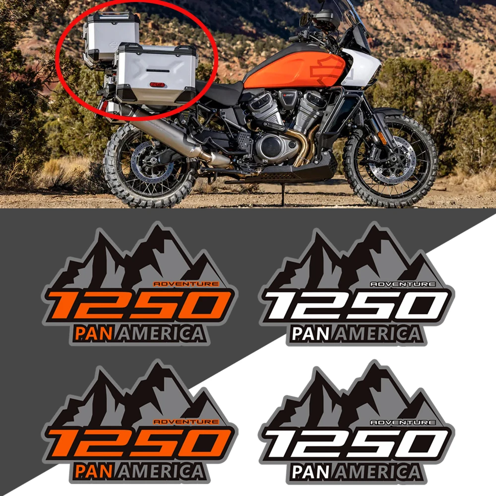 

Motorcycle Stickers Decals For HARLEY Pan America 1250 Aluminum Luggage Cases Trunk Panniers Protector Adventure