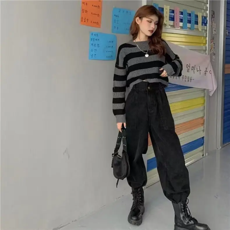 

Свитера Джемперы Женский шерстяной свитер Кружевной многослойный стиль Свободная посадка Сращенная консультационная сессия Ментальное здоровье Оздоровье OL