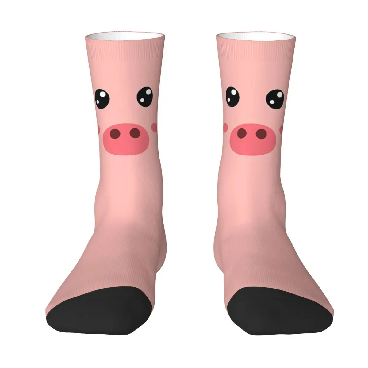 

Winter Warm Fashion Unisex Pig Face Funny Halloween Costume Animal Socks Cute Pink Sweat Absorbing Yoga Socks