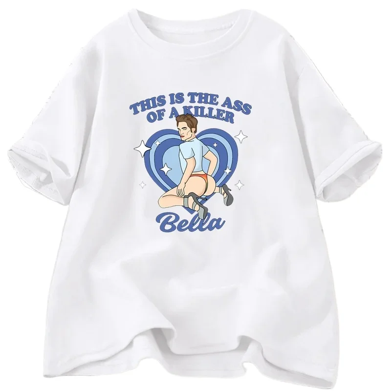 هذا هو الحمار من القاتل بيلا تي شيرت الرجال الشفق ميمي روبرت باتينسون ساغا تي شيرت فريق إدوارد التي شيرت ملابس للرجال