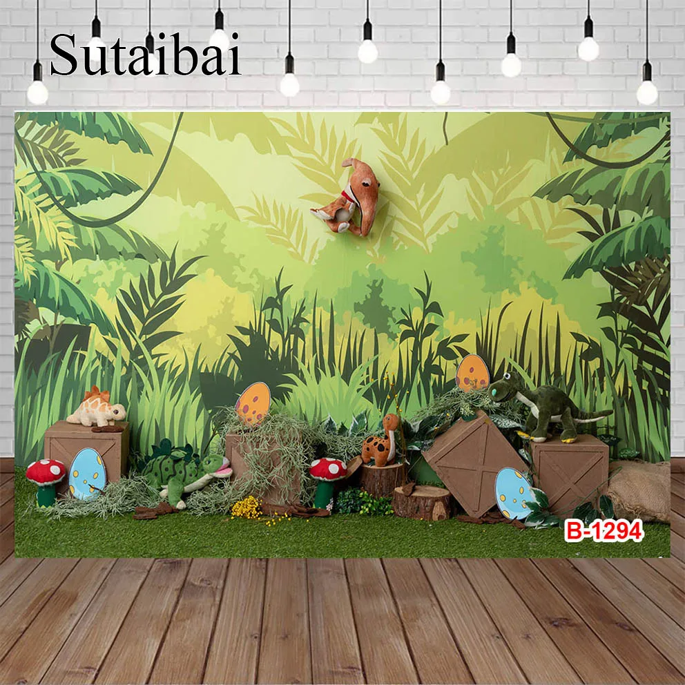 

Birthday Backdrops Jungle Party Jurassic World Dinosaur Newborn Photography Backgrounds Baby Shower Photophone Photocall