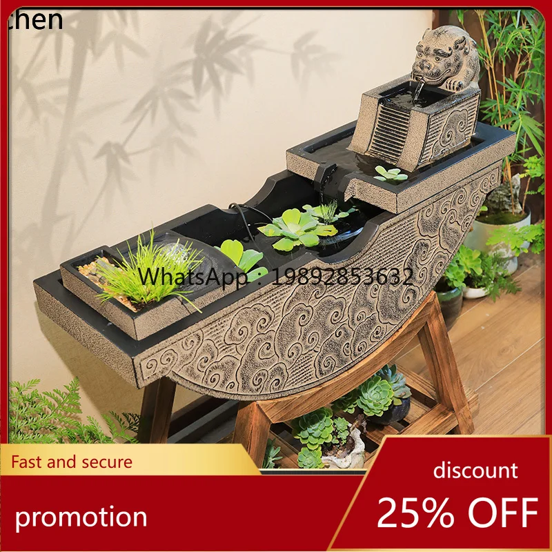 YFY  floor-to-ceiling water ornament living room office balcony decoration landscaping  circulating water landscape