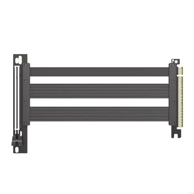 F3MA Highly-Speed Running PCIE5.0 X16Riser Cable Extension Cable for Graphics Design 32GTS Transfer GPU Extender