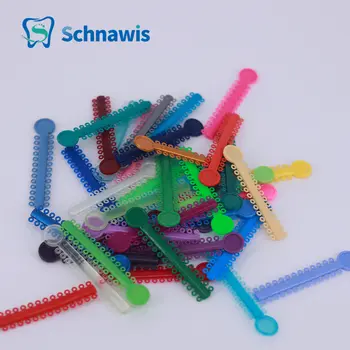 Zubní ligaturní pásky ortodontické O-kroužky ve tvaru květiny, myši, kočky, kresleného tvaru, gumičky na ligatury pro závorky, rovnátka, oblouky 10 nejlepší prodej ligové pavouky - №1