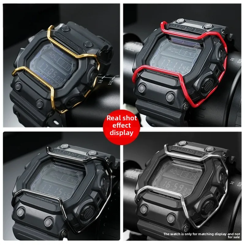 Stainless Steel Bumper for Casio G-SHOCK Giant G Large Square GX56BB GXW56 case Anti-collision Metal Protector Watch Accessories
