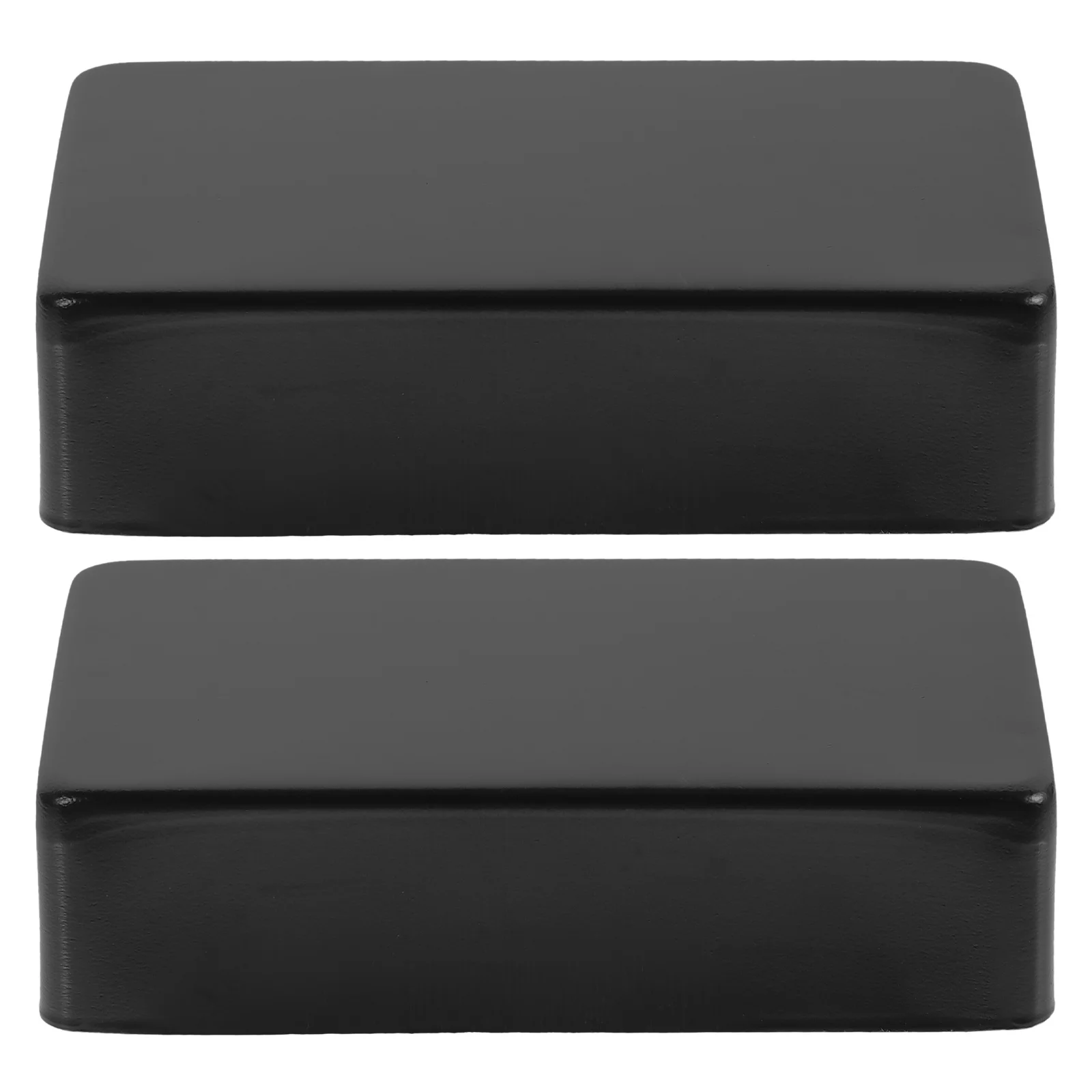 

2 Pcs Pickup Cover Sealed Guitar Covers Electric Backplate Parts Pickups Metal Replace