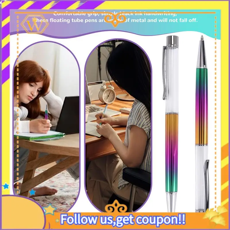 Latest-28 PACK Colorful Empty Tube Floating DIY Pens,Building Your Favorite Liquid Sand Pens Supplies For Many Occasions